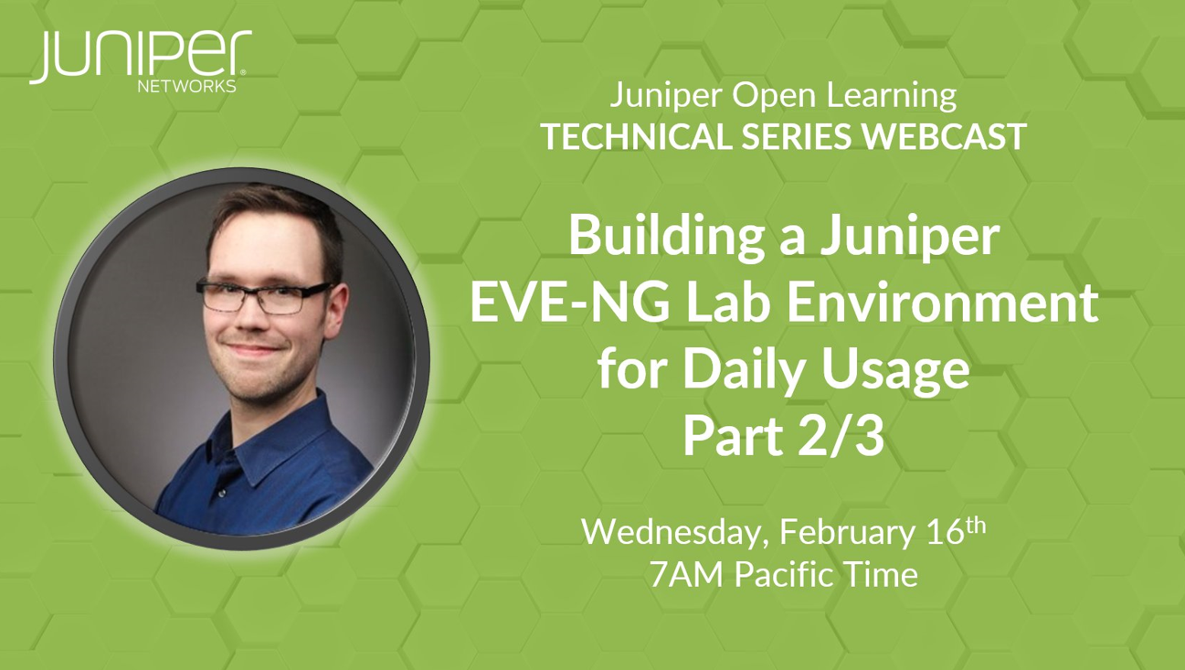 Building A Juniper Eve Ng Lab Environment For Daily Usage Part